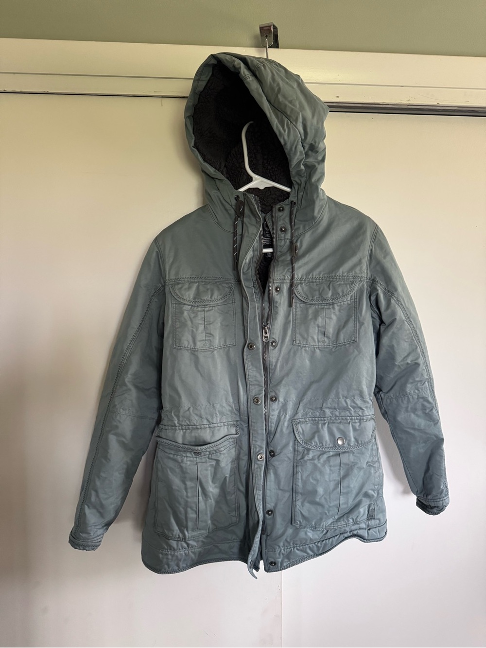 Kuhl Projekt Parka Coat Women’s Small Sherpa Lined Jacket Hooded